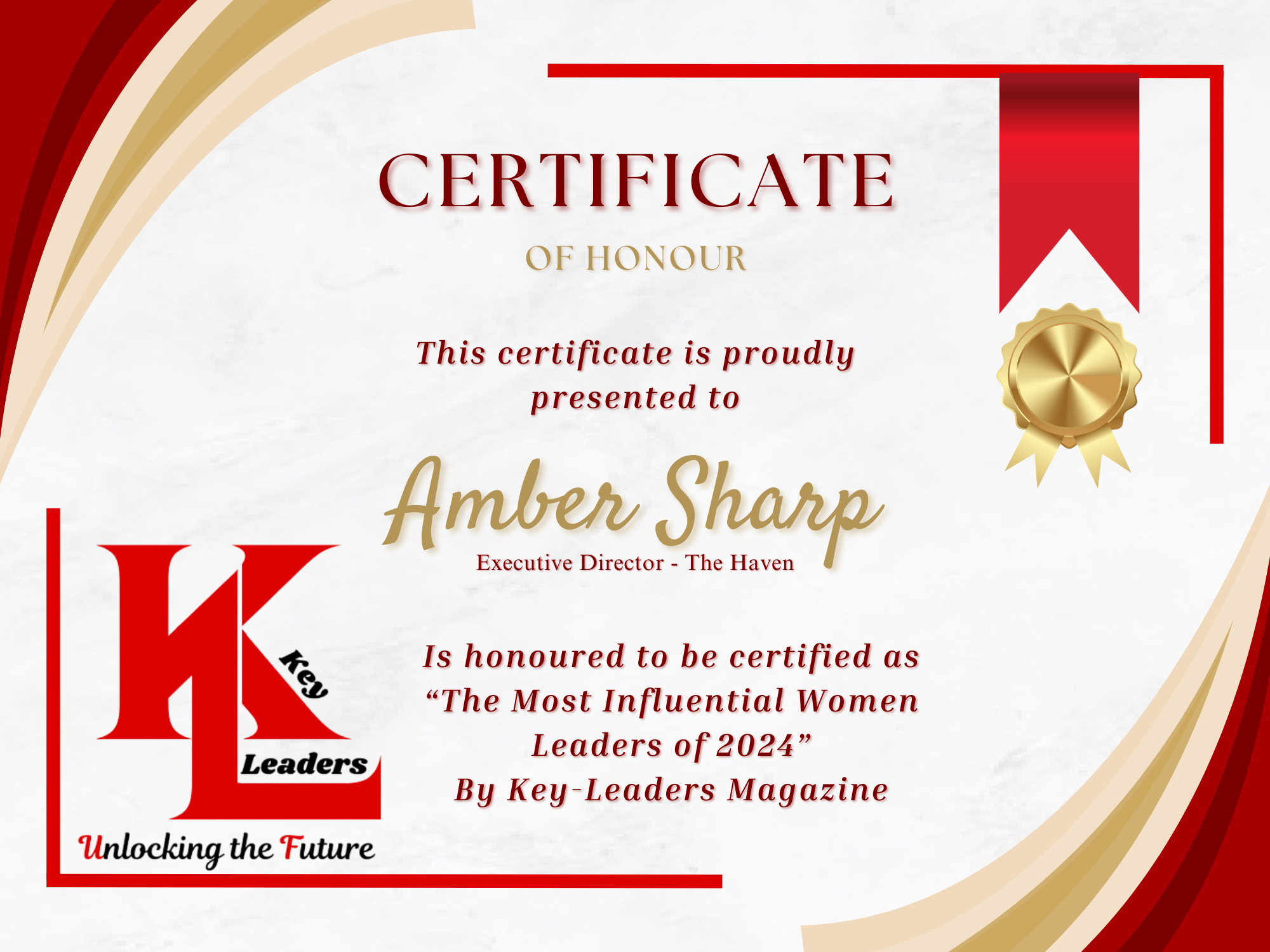 Amber Sharp, Executive Director of The Haven